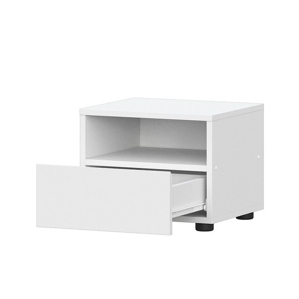 МС "Токио" Тумба прикроватная Белый текстурный / Белый текстурный