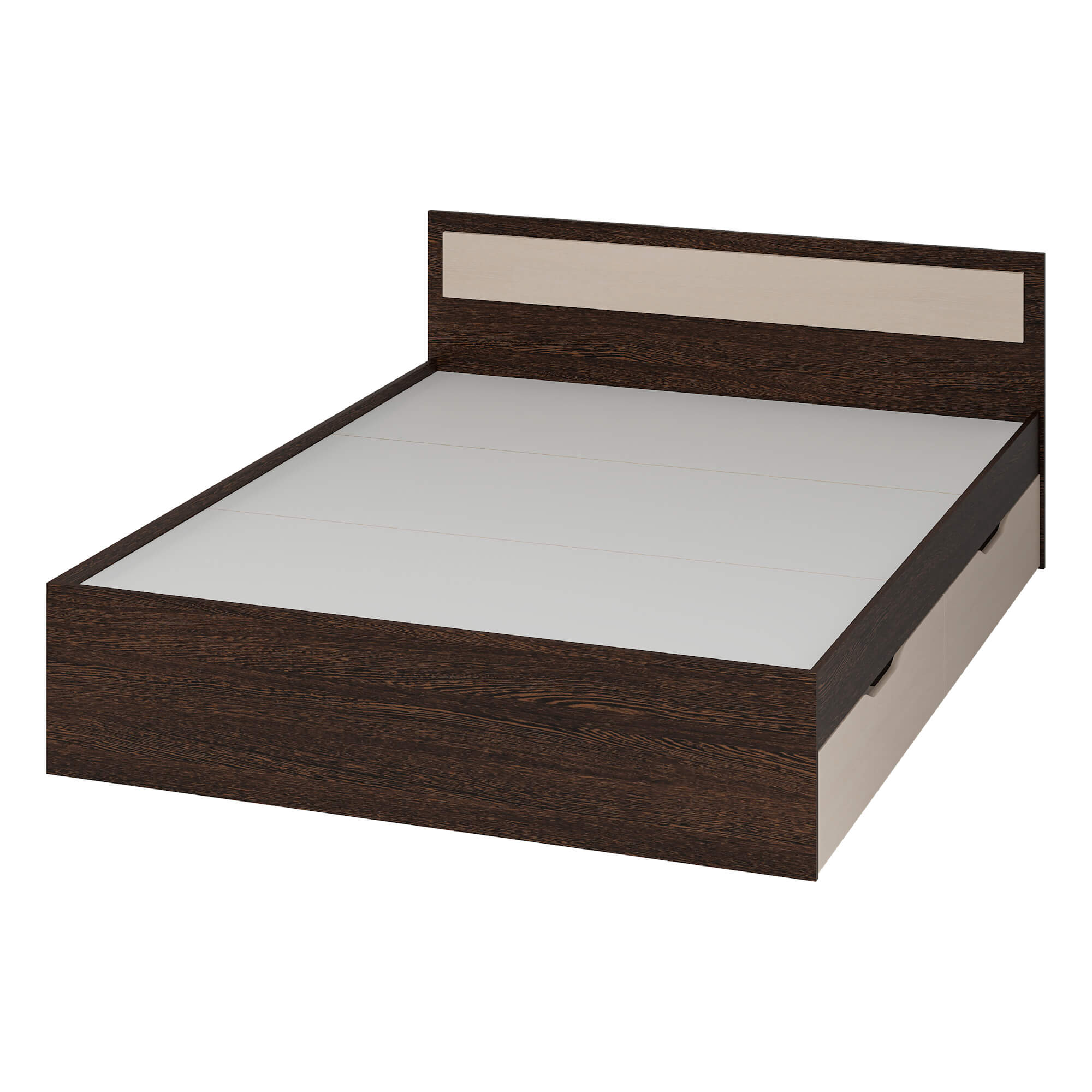 Гармония Кровать КР604 дуб венге/дуб белфорд