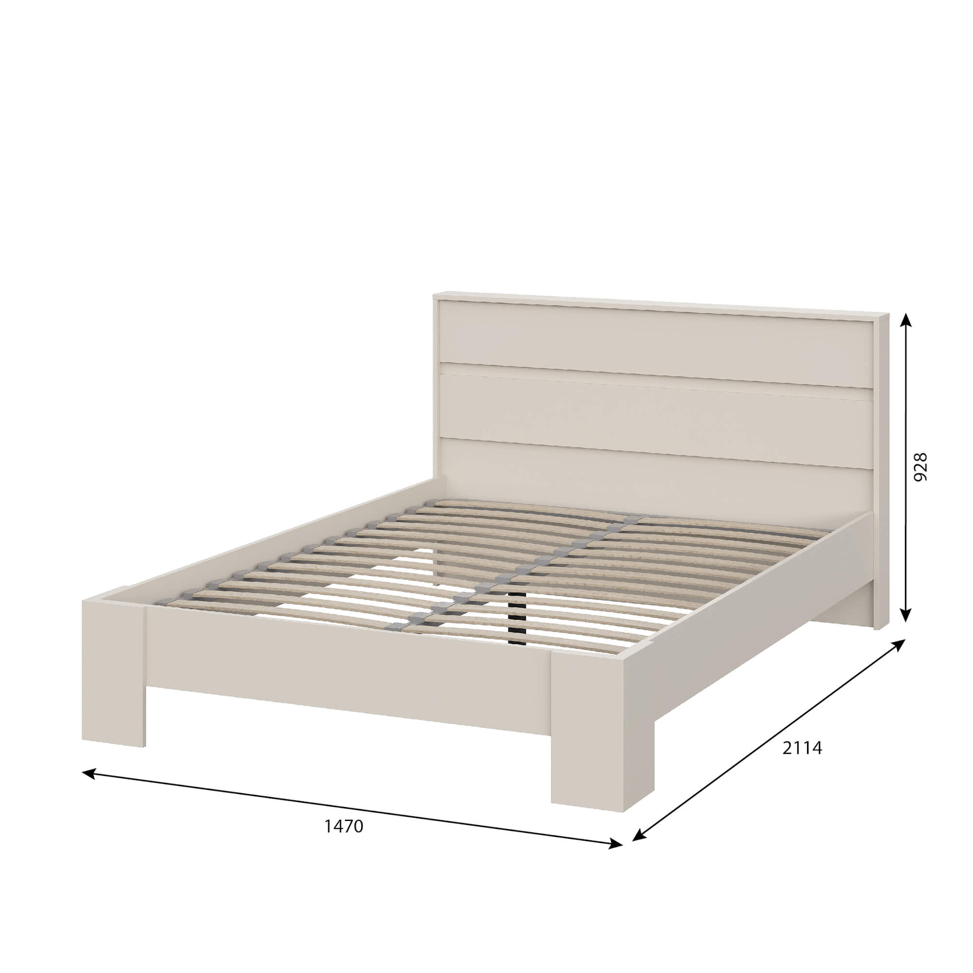 Люмо Кровать КР 02 кашемир