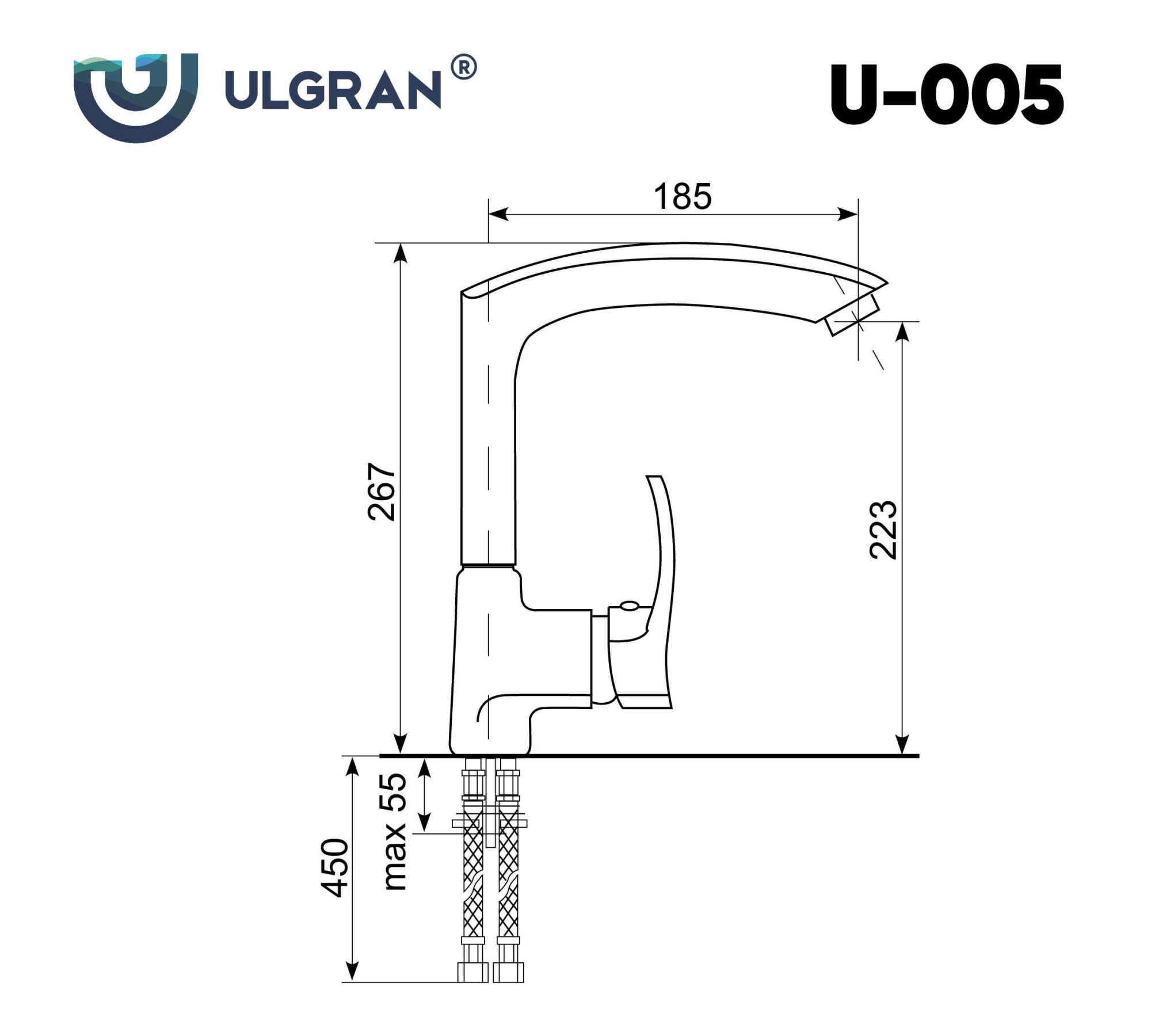 Смеситель ULGRAN U-005